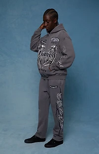 Pacsun Untamed Fleece Straight Leg Sweatpants