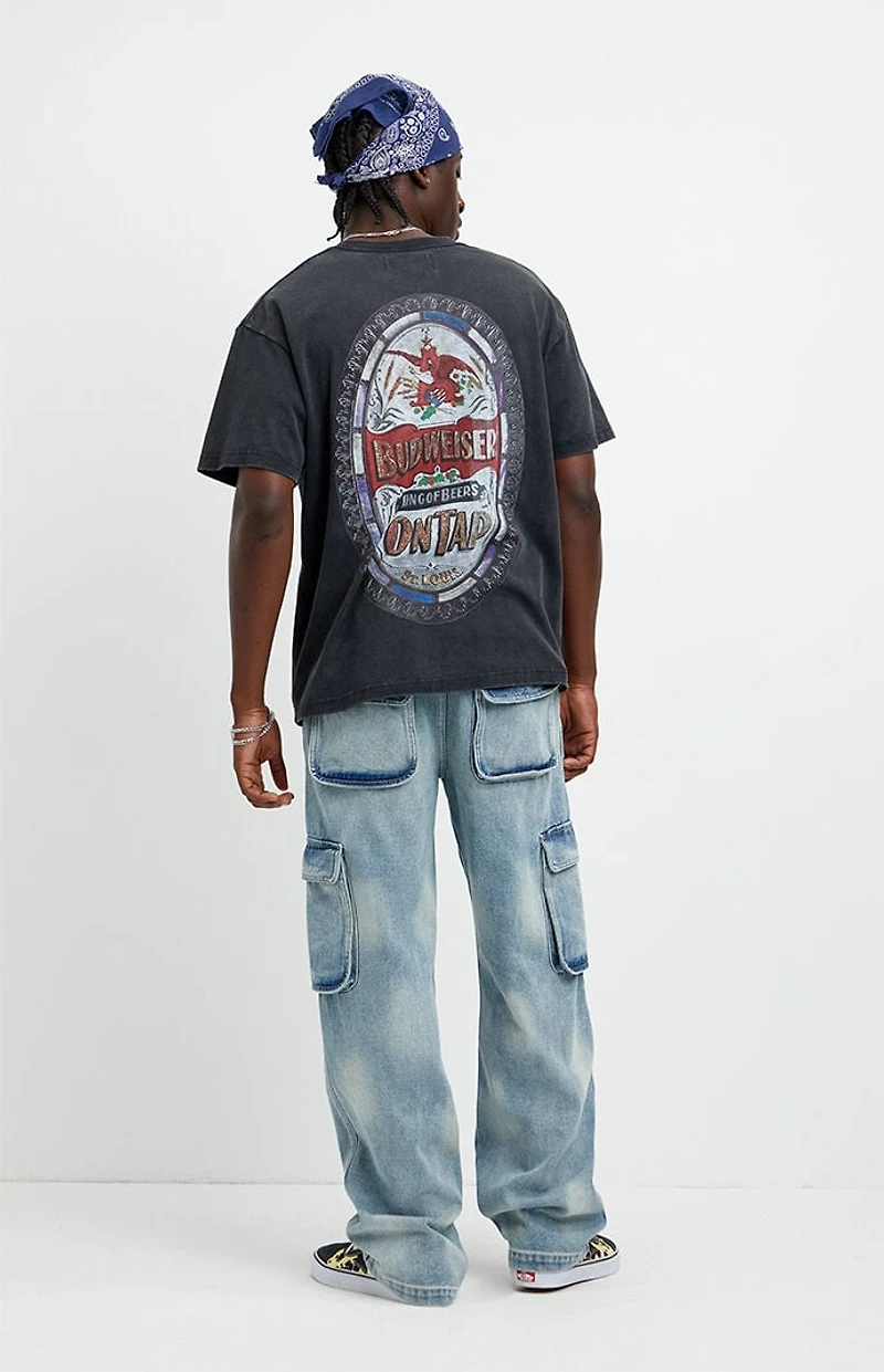 Pacsun Dylan Baggy Jeans Cargo Light Blue