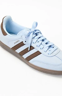 adidas Women's Blue Samba OG Sneakers