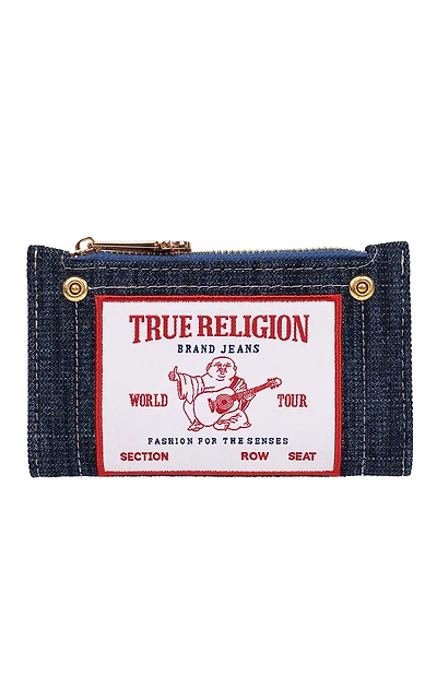 True Religion Buddha Patch Small Wallet