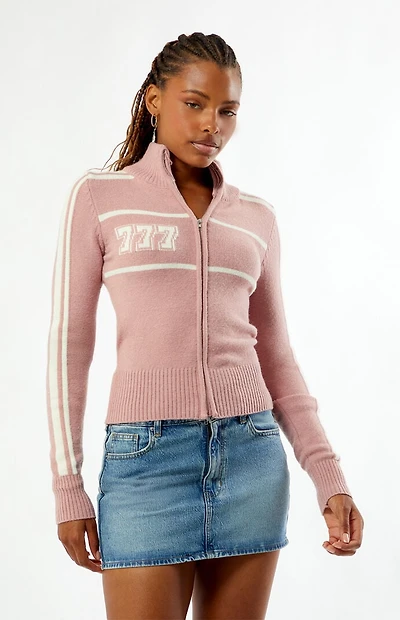Daisy Street 777 Zip Up Sweater