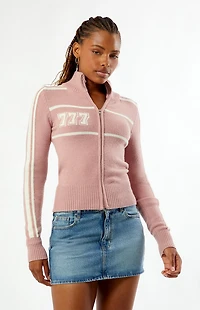 Daisy Street 777 Zip Up Sweater