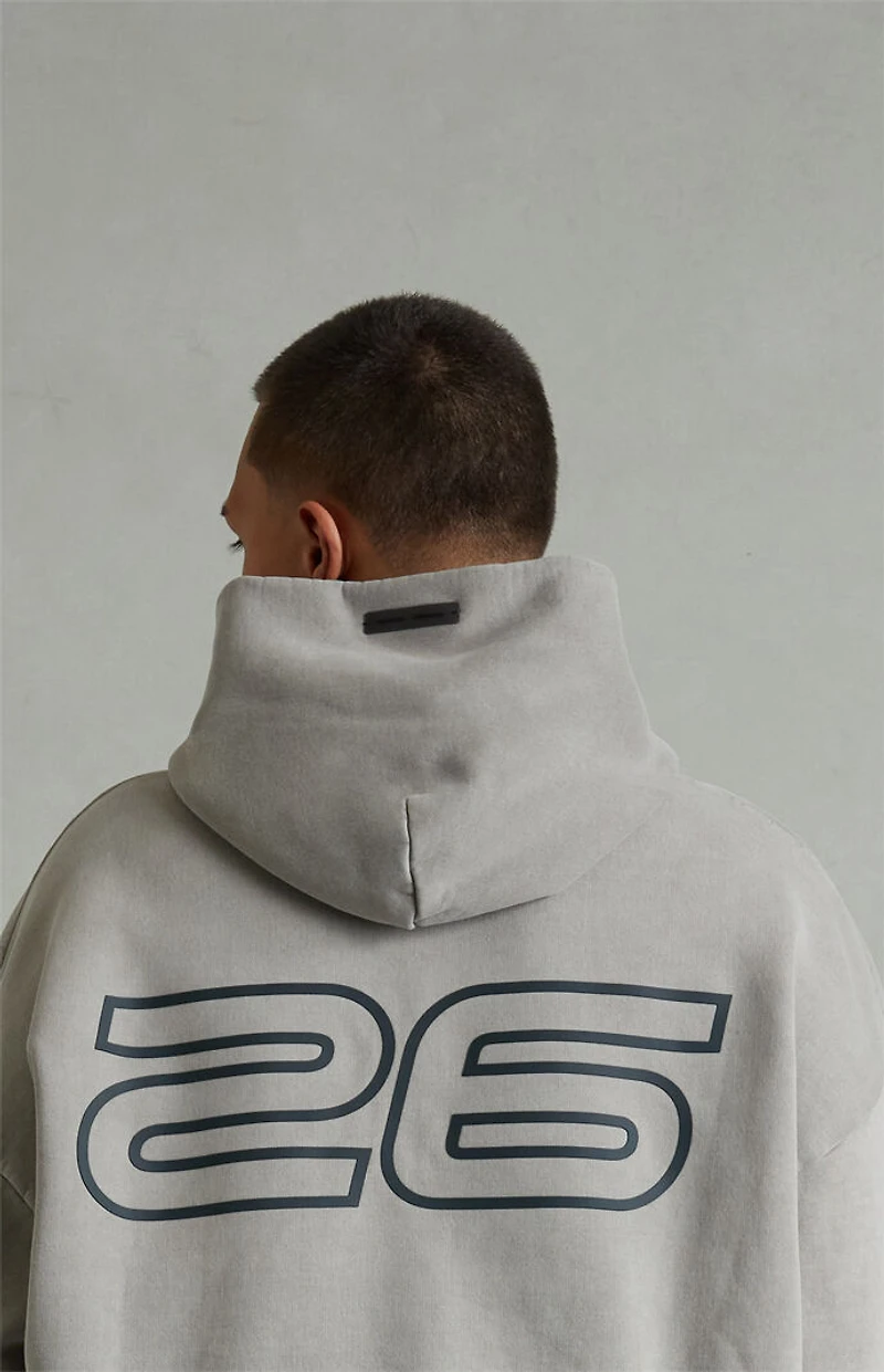 Fear of God ESSENTIALS Smoke Grey '90s Fleece Hoodie
