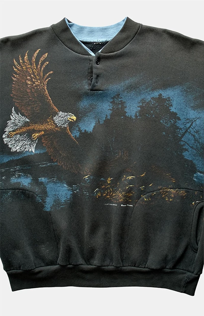 PS VINTAGE 90s Eagle Crew Neck Sweatshirt