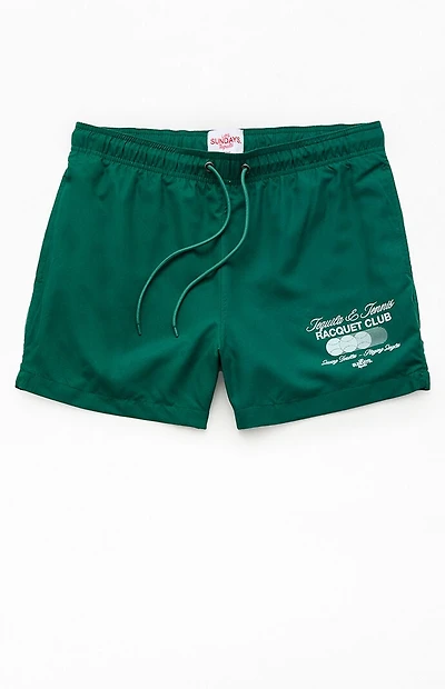 Los Sundays Tequila & Tennis 5" Swim Trunks