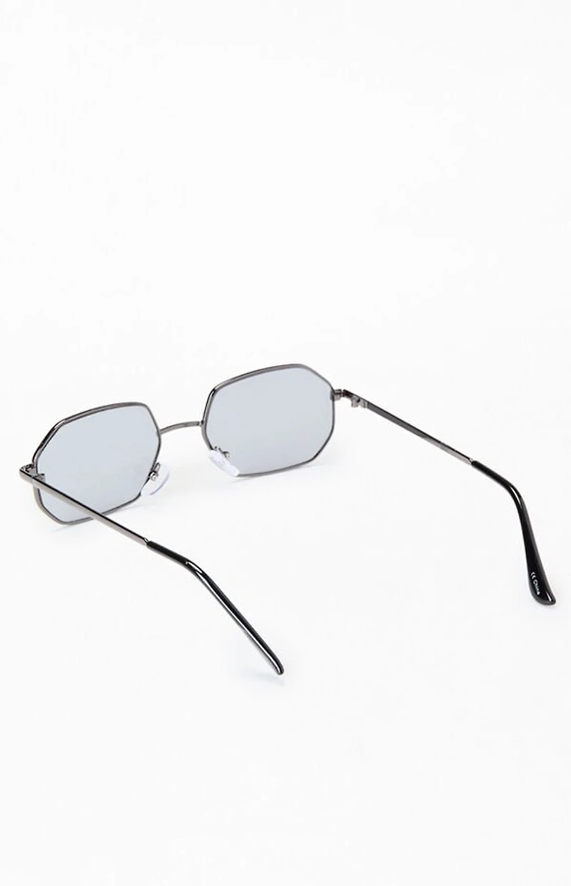 Pacsun Black Oliver Hexagon Sunglasses