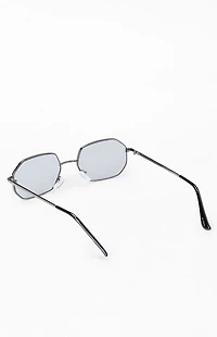 Pacsun Black Oliver Hexagon Sunglasses