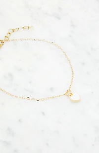 John Galt Gold Heart Bracelet