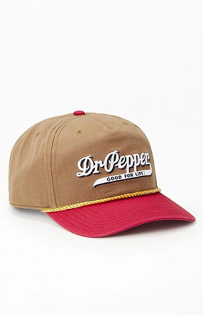 Pacsun Dr Pepper Slouch Snapback Hat