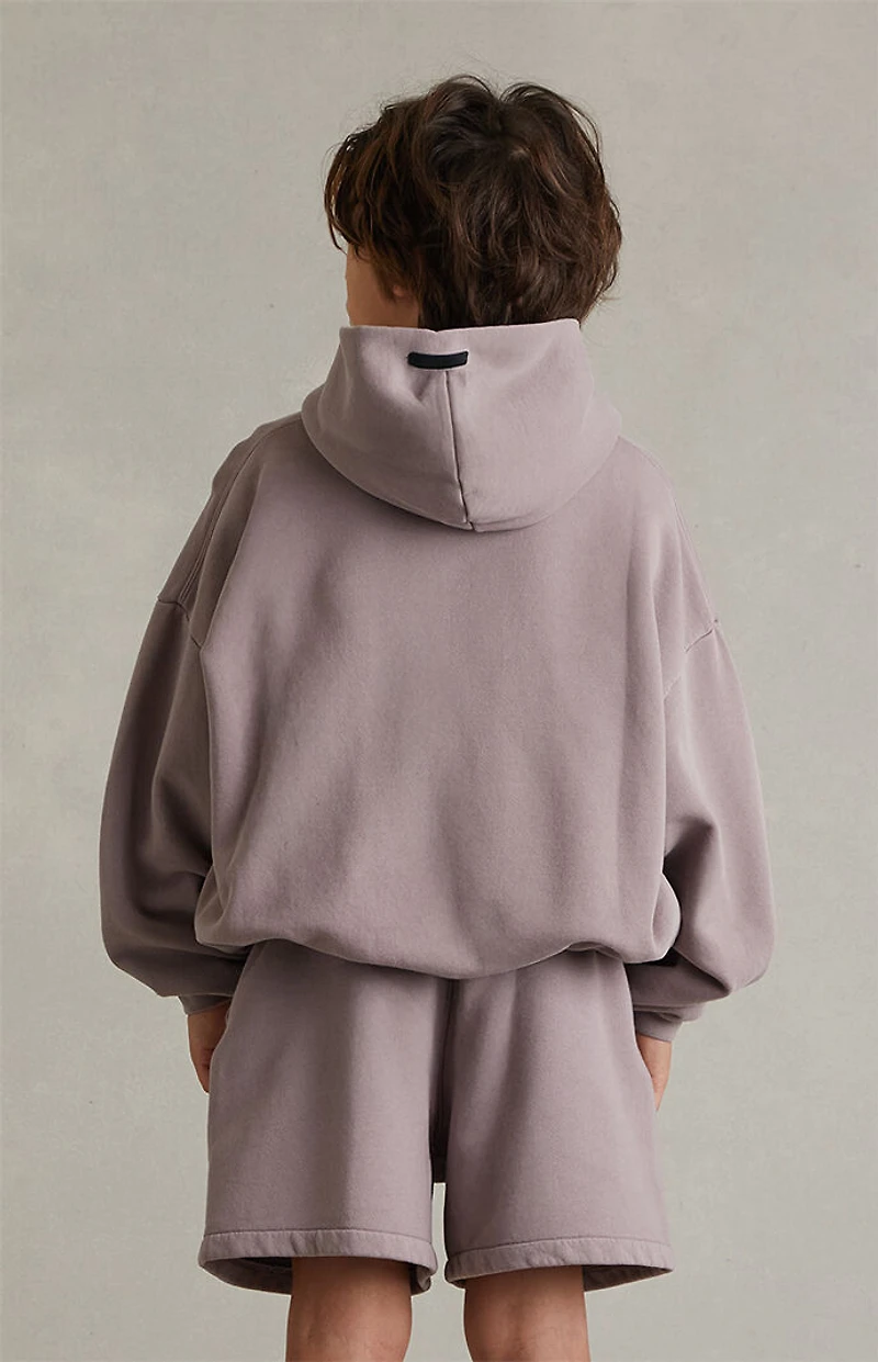 Fear of God ESSENTIALS Kids Faded Mauve Signature Classic Sweat Shorts