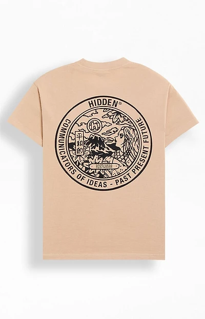 Hidden NY Tan Peace Plate T-Shirt