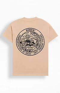 Hidden NY Tan Peace Plate T-Shirt