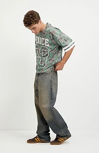 Pacsun Dylan Baggy Jeans Dark Blue Tinted