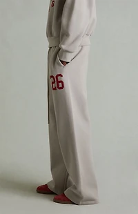 Fear of God ESSENTIALS Smoke Grey Lounge Fleece Baggy Sweatpants