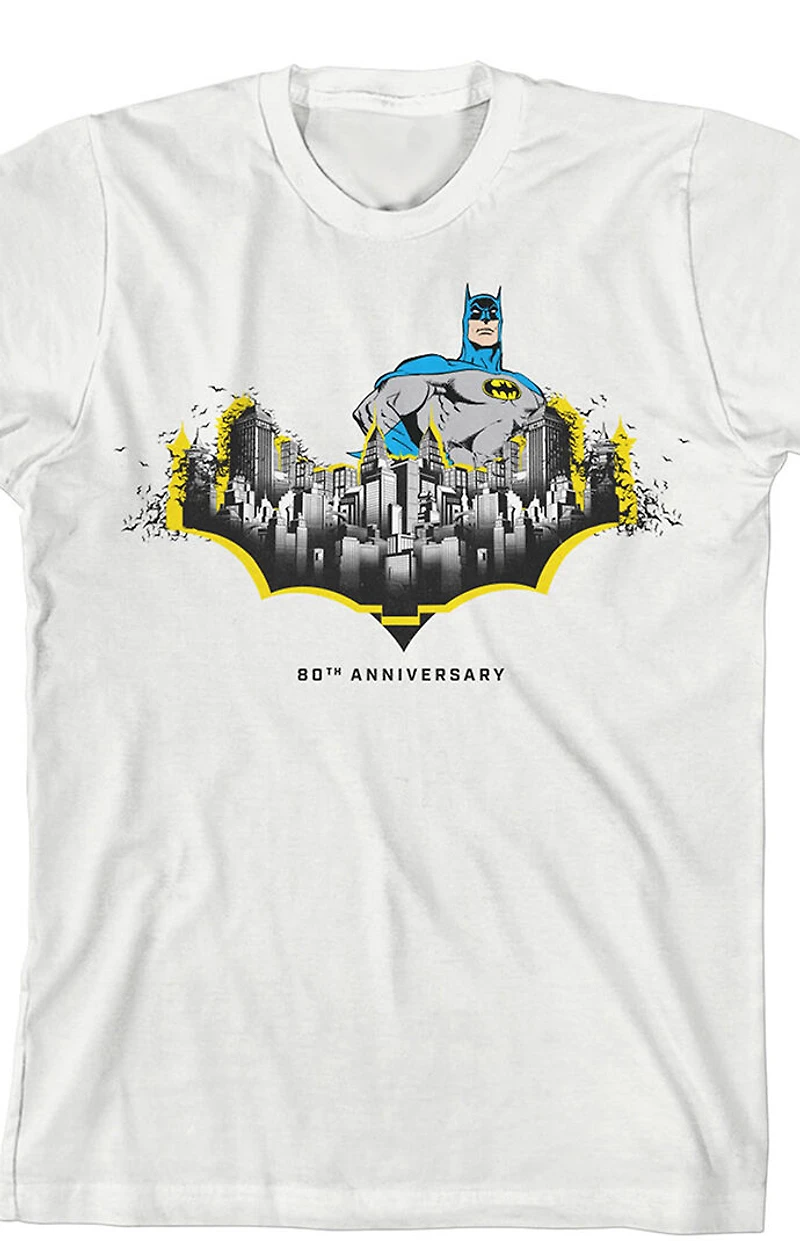 Kids Batman 80th Anniversary T-Shirt