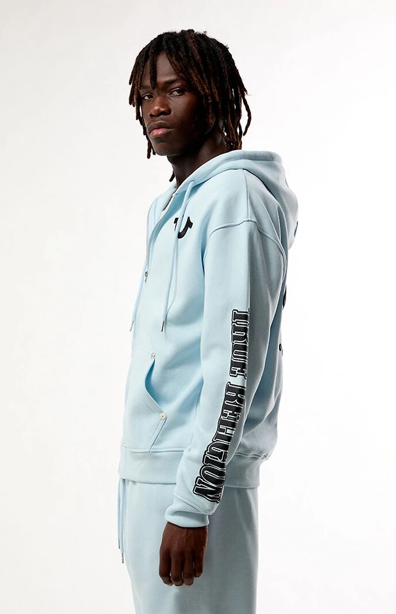 True Religion Buddha Face Full Zip Hoodie