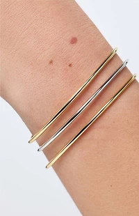 Ana Luisa Carter 2mm Silver Bangle Bracelet