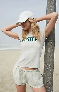 John Galt Plaid Emery Pajama Boxer Shorts