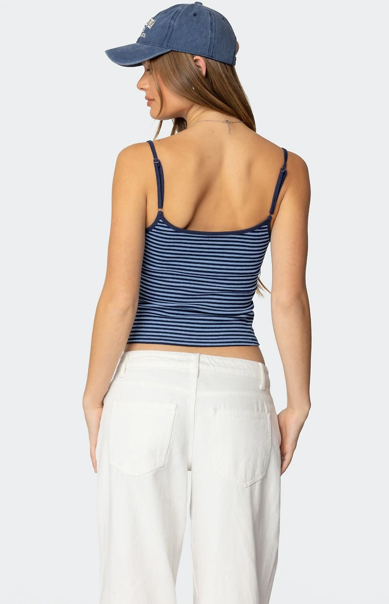 Edikted Miller Striped Tank Top