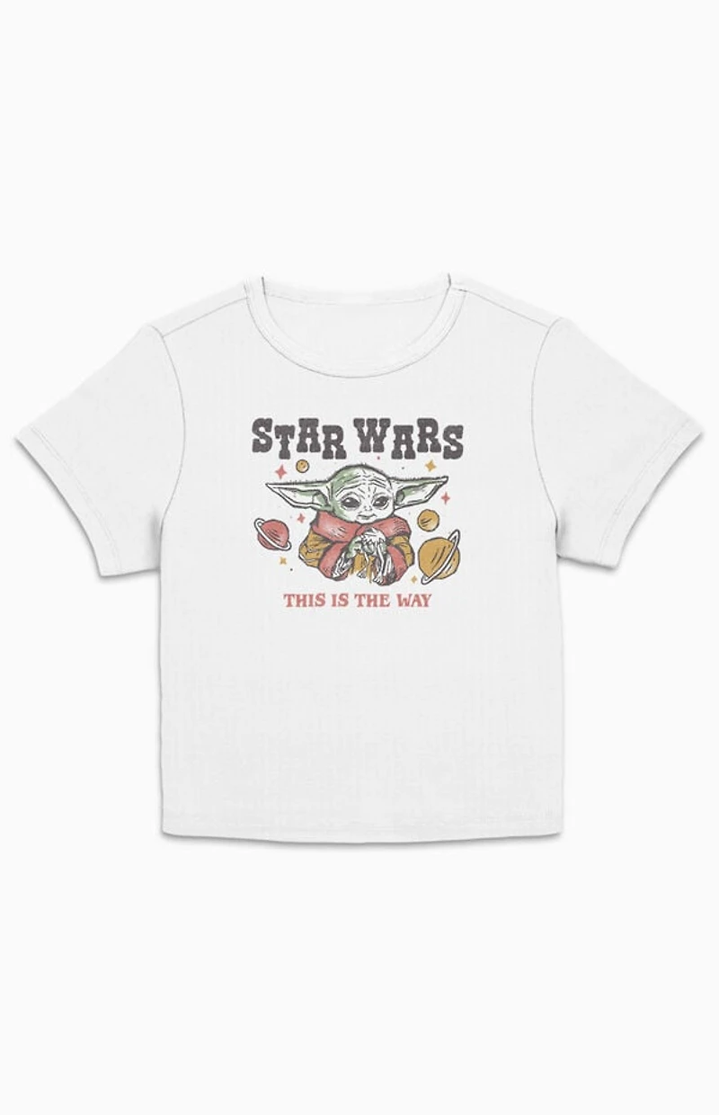Star Wars Baby Yoda Cropped T-Shirt