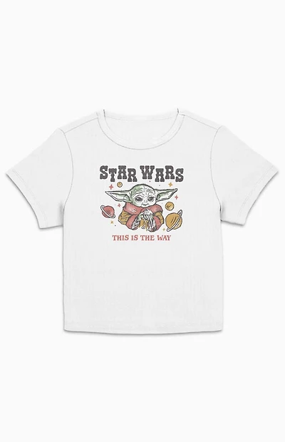 Star Wars Baby Yoda Cropped T-Shirt