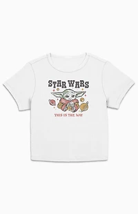 Star Wars Baby Yoda Cropped T-Shirt