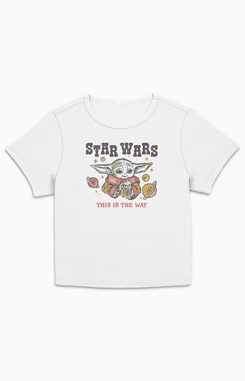 Star Wars Baby Yoda Cropped T-Shirt