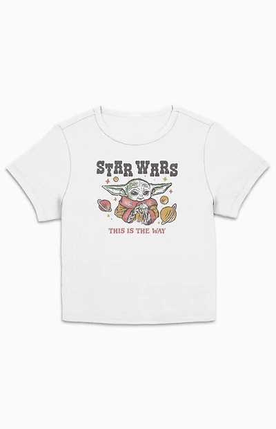 Star Wars Baby Yoda Cropped T-Shirt