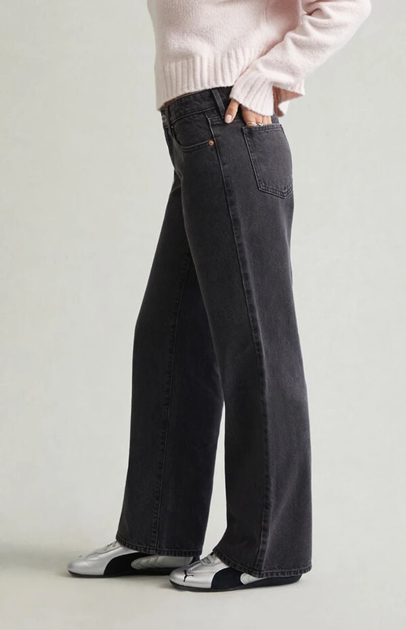 Pacsun Zoe Low Rise Girlfriend Jeans Black