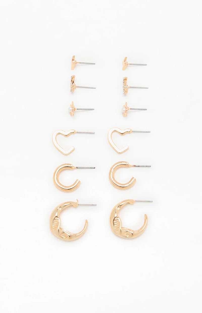 LA Hearts 6 Pack Juliana Earrings