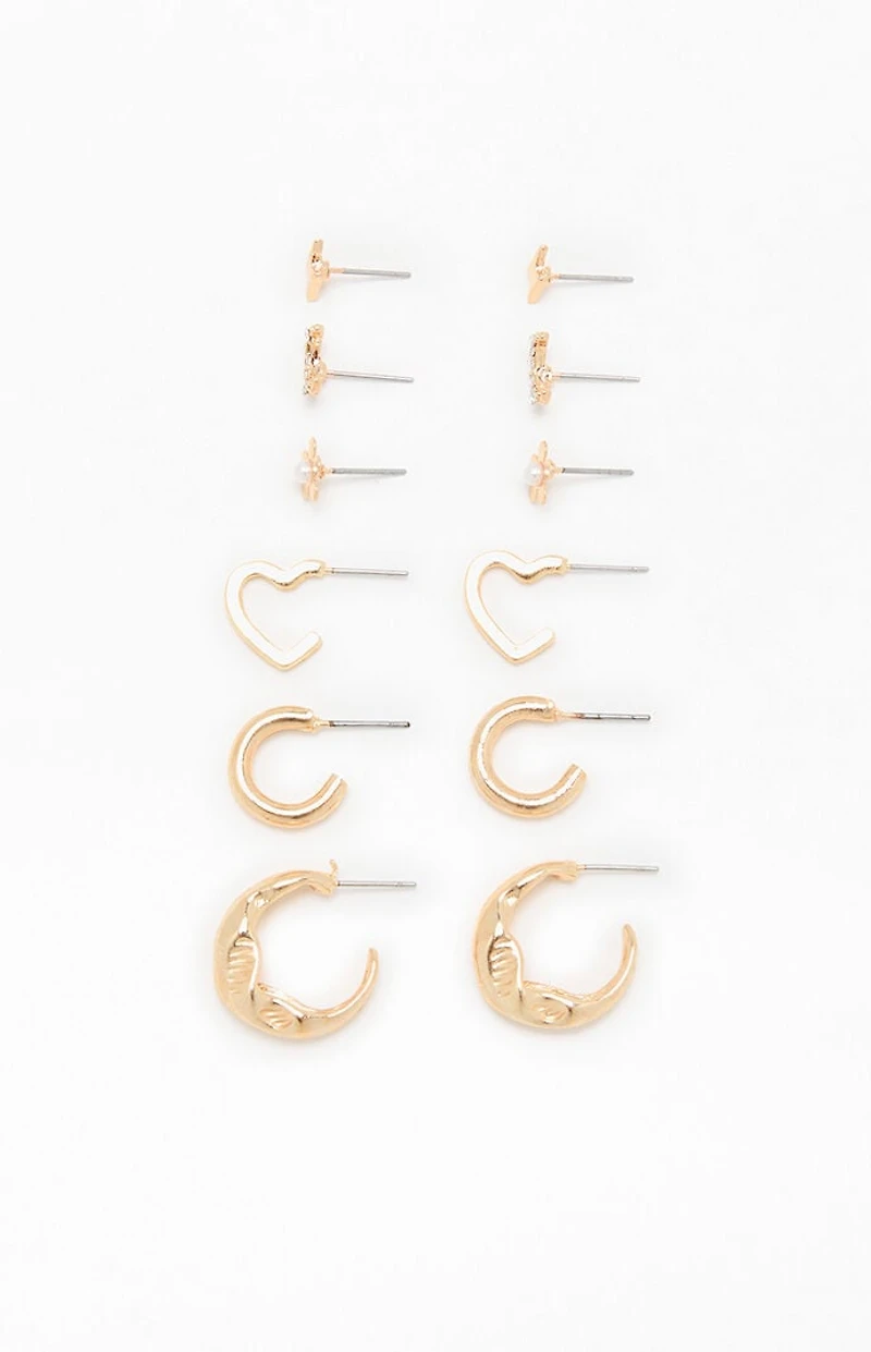 LA Hearts 6 Pack Juliana Earrings