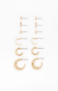 LA Hearts 6 Pack Juliana Earrings