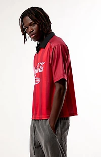 Coca Cola by Pacsun Sport Tek Short Sleeve Soccer Jersey