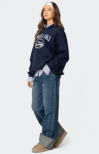 Edikted Apres Ski Oversized Hoodie