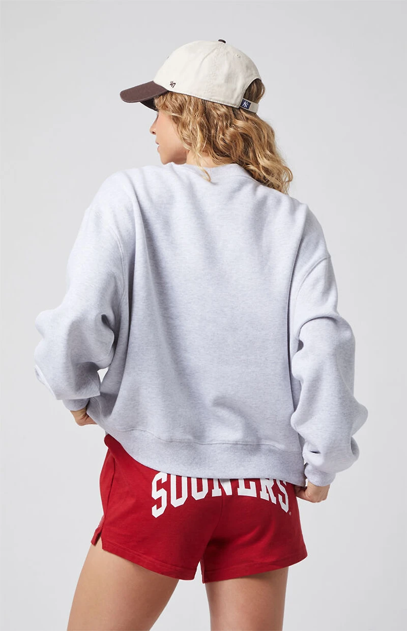 WILD COLLECTIVE x Pacsun University of Oklahoma Applique Crew Neck Oversized Sweatshirt