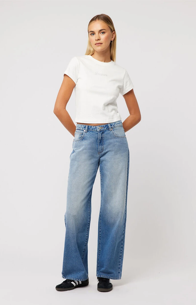 ABRAND Jenna 95 Mid Rise Baggy Jeans