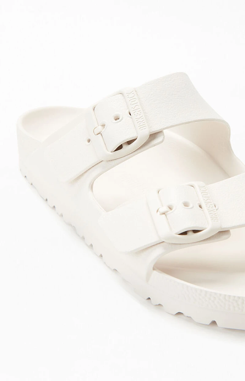 Birkenstock Women's Arizona Essentials Slide Sandal Eggshell