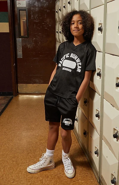 Pacsun Kids Black Mesh Basketball Shorts
