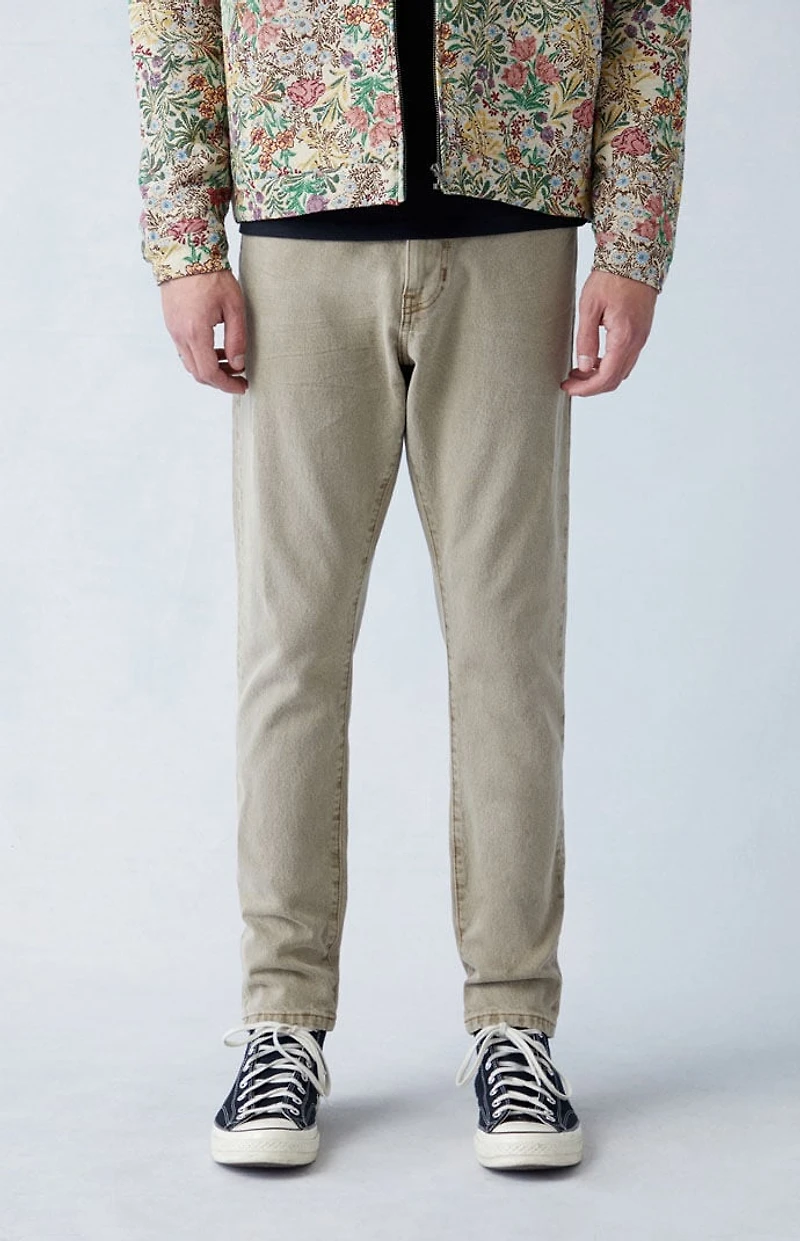 Pacsun Slim Jeans Stretch Comfort Tan