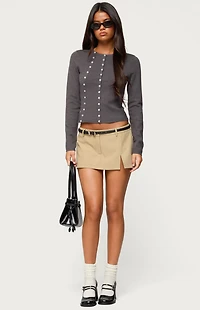 Edikted Hestia Button Up Knit Cardigan