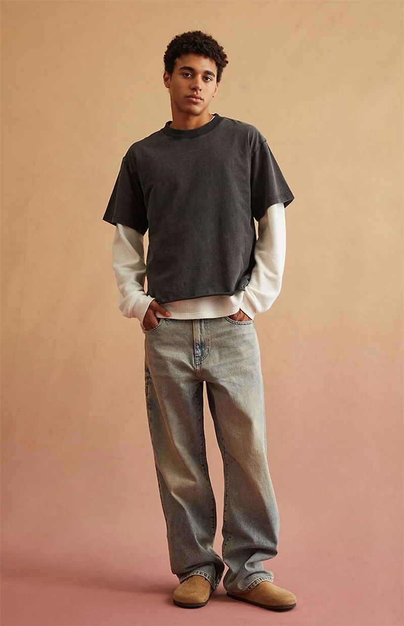 RARE DNM EDIT Tint Light Blue Baggy Jeans