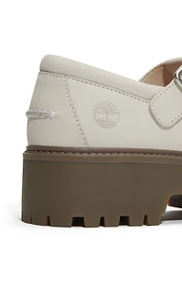 Timberland Women's Natural Nubuck Stone Street Buckle Mary Jane Shoes