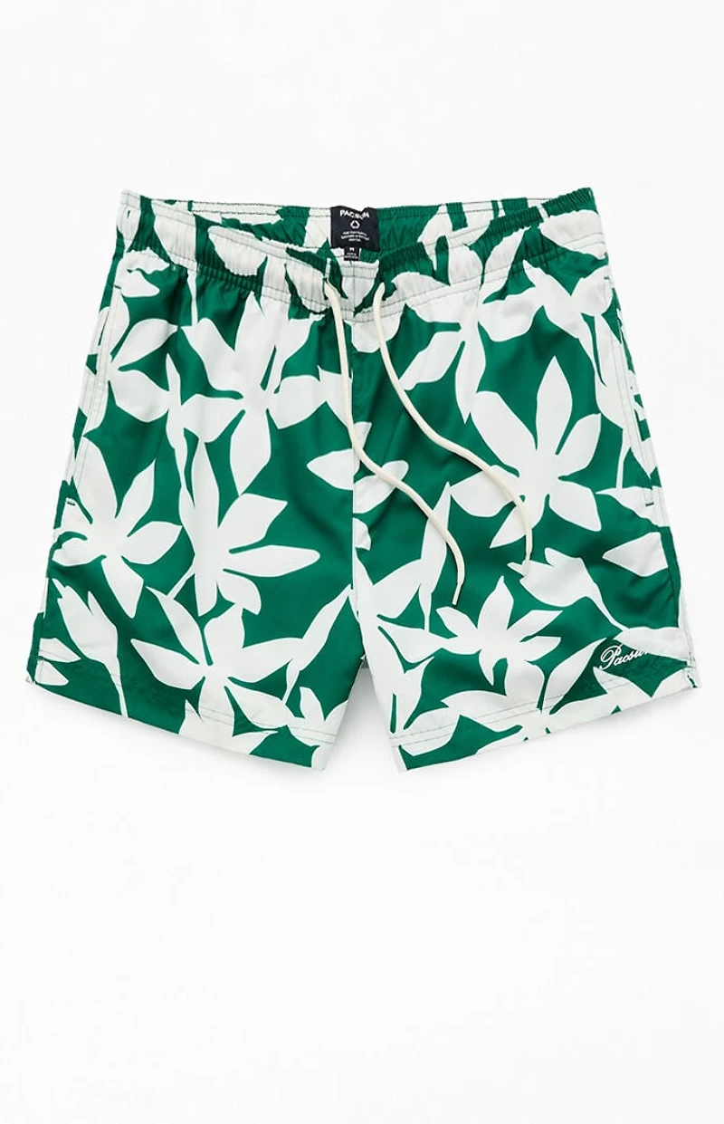 Pacsun Garden AOP 4.5'' Swim Trunks