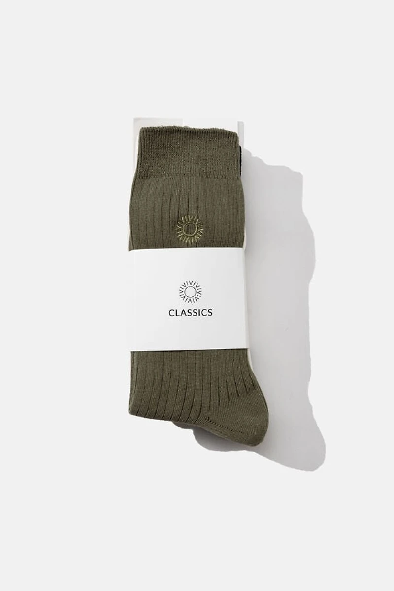 Rhythm 3 Pack Classic Crew Socks