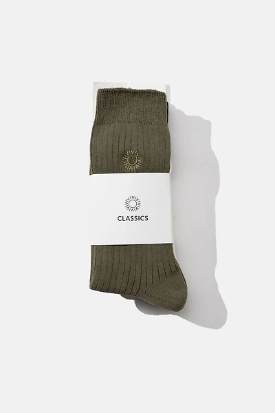 Rhythm 3 Pack Classic Crew Socks
