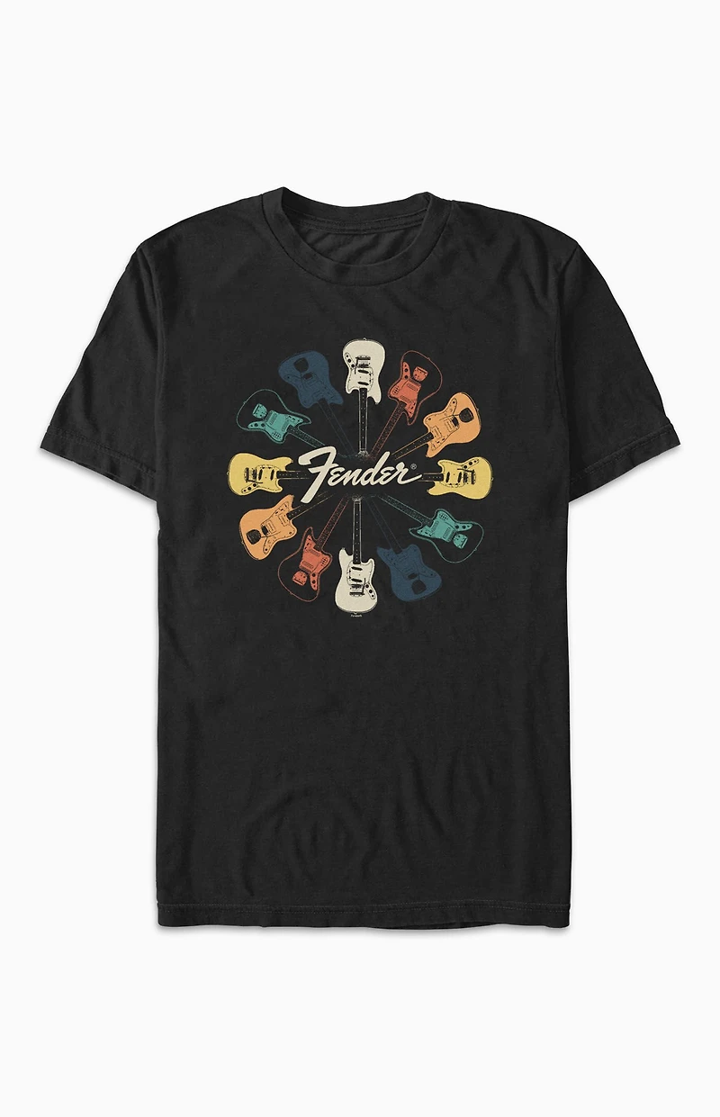 Retro Kaleidoscope Fender T-Shirt