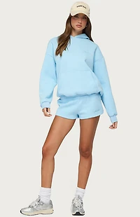Edikted Basic Girl Low Rise Sweat Shorts