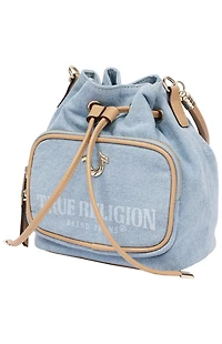 True Religion Bryce Jean & PU Bucket Bag