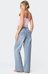 Edikted Francesca Contrast Tank Top