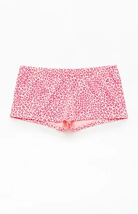 John Galt Pink Leopard Boxer Shorts